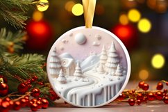3D Winter Scene PNG Product Image 3