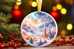 Melting Winter Scene Spain Sublimation PNG Product Image 1