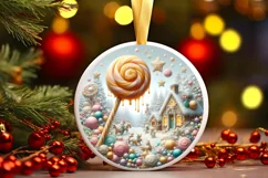 Detailed Molten Candy Scene PNG Product Image 1