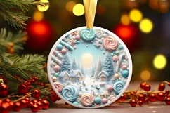 Detailed Molten Candy Scene PNG Product Image 1