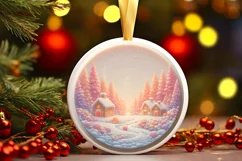 Christmas Candy Melting Edges Sublimation PNG Product Image 1
