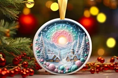Christmas Candy Melting Edges Sublimation PNG Product Image 2