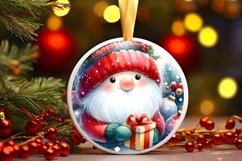 Round Christmas Ornament Sublimation|Clipart Product Image 3