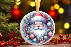 Santa Melting Winter Scene Cactus PNG Product Image 3