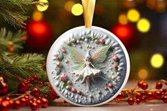 Colorful Fairy Winter Scene PNG Product Image 1