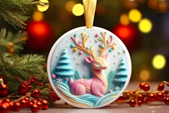 Pastel Round Sticker Sublimation PNG Product Image 3