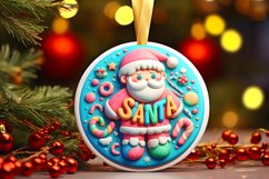 3D Santa's Boy Ornament PNG Product Image 1