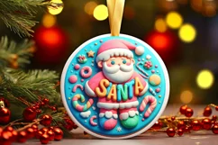 3D Santa's Boy Ornament PNG Product Image 1
