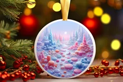 Detailed Molten Candy Christmas PNG Product Image 1