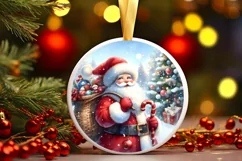 Santa Watercolor PNG Product Image 2