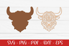 Cow Wall Art Design| Laser cut, Cricut, Silhouette Product Image 2