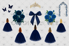 Princess Royal blue Clipart Product Image 2