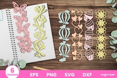 Bookmark Laser Cut Mega Bundle | Glowforge | SVG Product Image 5