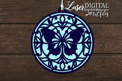 Butterfly Suncatcher Ornament svg Product Image 1