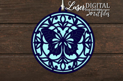 Butterfly Suncatcher Ornament svg Product Image 3