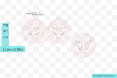 Butterfly Suncatcher Ornament svg Product Image 4