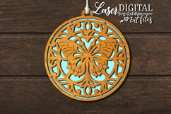 Butterfly Suncatcher Ornament svg Product Image 2