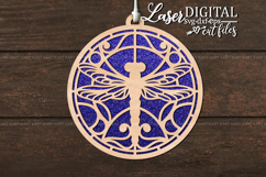 Dragonfly Suncatcher Ornament svg Product Image 1