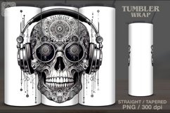 4 Skeleton Tumbler Wrap Sublimations, 20 oz Product Image 4