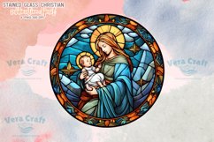Stained Glass Christian Sublimation Clipart Product Image 3