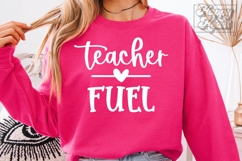 Teacher Fuel SVG PNG - Coffee Lover Teacher Shirt Gift Product Image 3