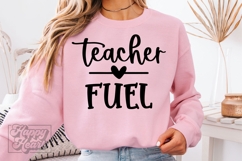Teacher Fuel SVG PNG - Coffee Lover Teacher Shirt Gift Product Image 5