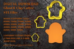 Ghost 6 Clay Cutter Earring -Cookie Cutter Product Image 1