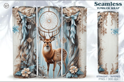 Christmas Seamless Tumbler Wrap 20 oz Product Image 1