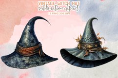 Vintage Witch Hat Sublimation Clipart Product Image 3