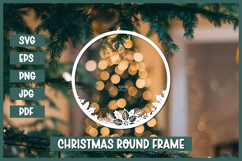 6 Paper Cut Christmas frames, Baby Photo Frame template Product Image 4