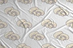 Seamless pattern Illustration with forest mushrooms Product Image 2