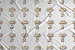 Illustration in hand draw style. Striped Fairy mushroom Product Image 2