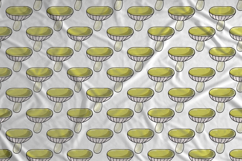 Illustration in hand draw style. Honey mushrooms. Seamless Product Image 2