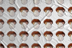 Seamless pattern with forest mushrooms. Boletus Product Image 2
