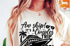 2026 Aw ship it's a Couples trip Cruise SVG PNG Shirt Product Image 3