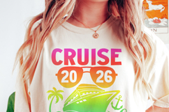 Cruise Squad 2026 SVG | Summer Vacation | Family Trip Tshirt Product Image 3