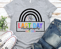 Last day Autographs SVG, Last Day of School, Gift for Kids Product Image 2
