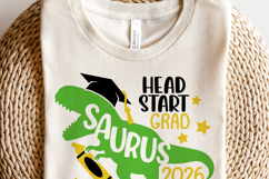 Headstart Graduation SVG, Headstart Grad, Dinosaur Boy Shirt Product Image 3
