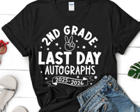 Last day Autographs SVG, Last Day of School, 2nd Grade 2026 Product Image 3