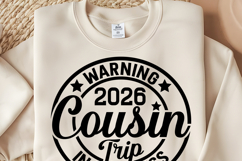 Summer 2026 SVG Summer Vacation Shirt, Cousin Trip Gift Product Image 3