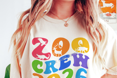 Zoo Crew SVG | Cute Animals PNG | Wild One Birthday 2026 Product Image 3
