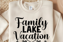 Family Lake Vacation 2026 SVG, Family Vacation Quote TShirt Product Image 2