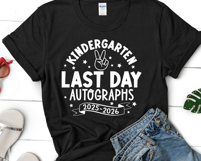 Last day Autographs SVG, Last Day of School, Kindergarten Product Image 3