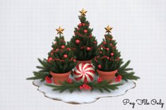 Christmas Tree Arrangement Decoration Clipart Bundle PNG Product Image 6