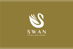 Swan Golden Logo Vector Illustration Product Image 3