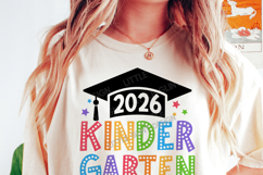 Kindergarten Grad 2026 SVG PNG | Last Day of School Teacher Product Image 3