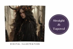 Halloween Witch Tumbler Wrap, Halloween Tumbler Sublimation Product Image 3
