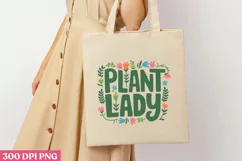 Plant lady PNG, Gardening Sublimation PNG Product Image 1