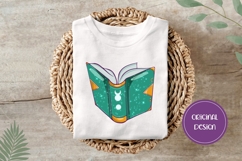 Hand Drawn Magic Illustration, Cartoon Witch Book PNG Product Image 3