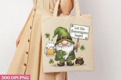 Let the shenanigans begin! PNG, St Patricks Day Gnome Sublim Product Image 1